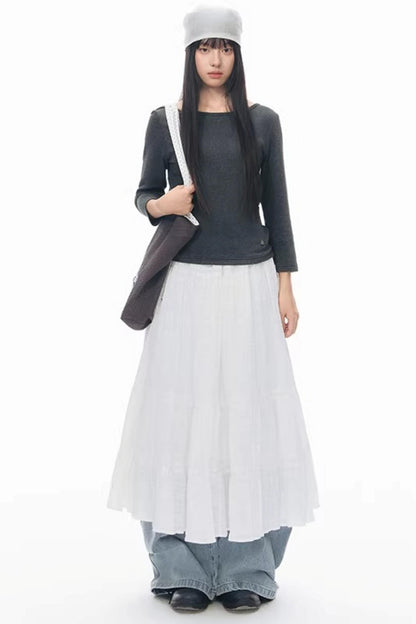 Reversible Faux Sleeve Top