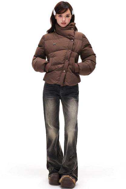 Retro Stand Collar Cotton Jacket