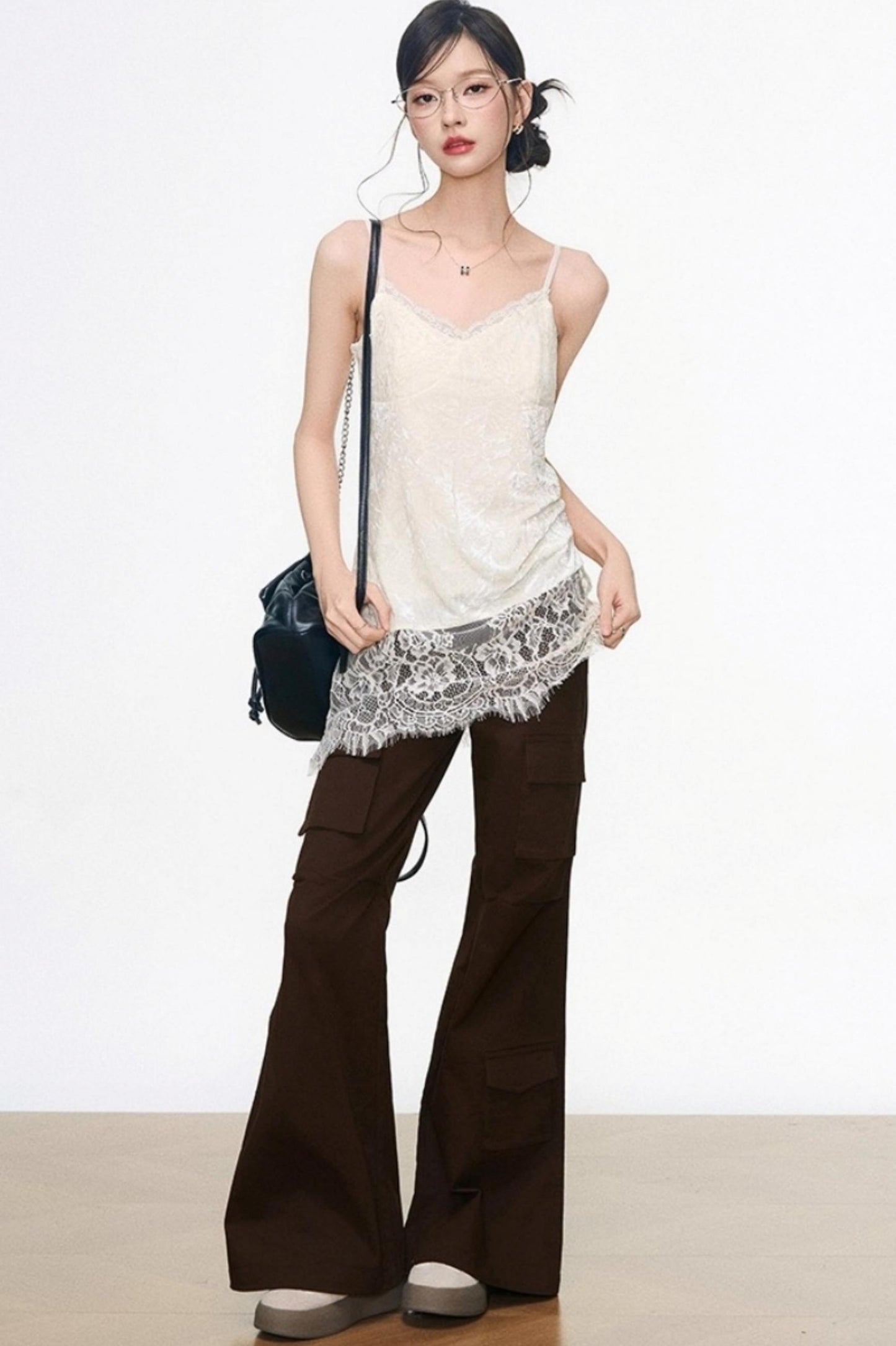 Khaki Leather Jacket Set-Up