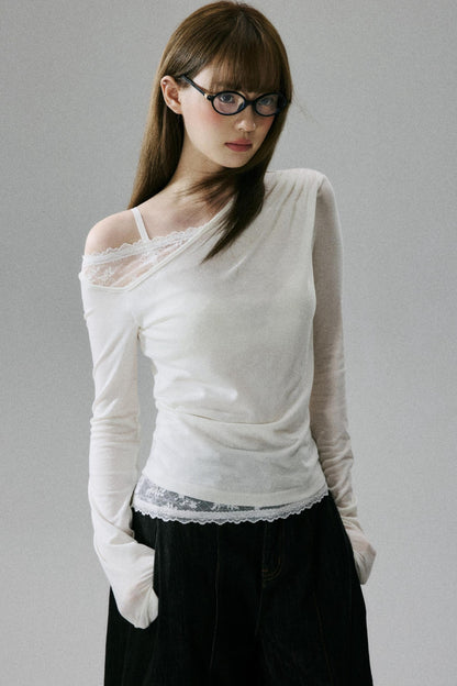 Elegant Sheer T-Shirt
