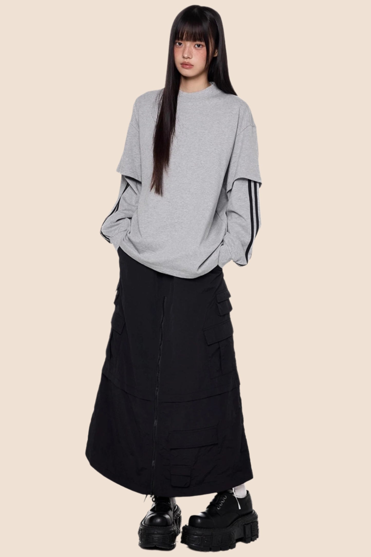 Stripe Long Sleeve Top