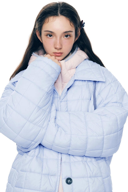 Light Quilted Mid-Length Coat