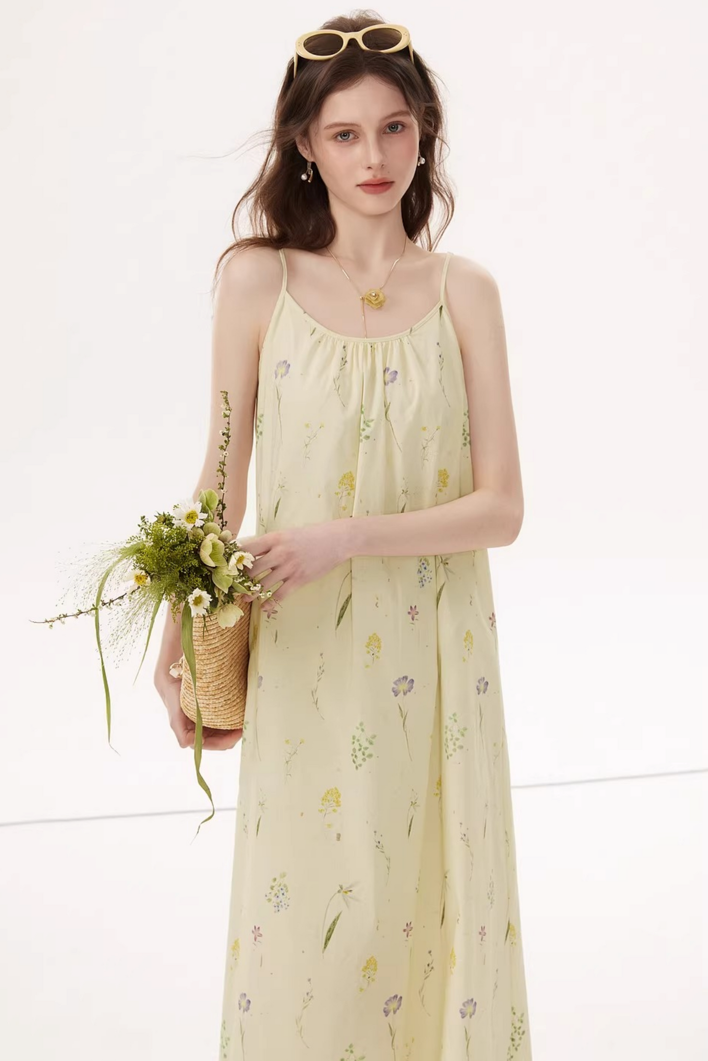 Spaghetti Strap Holiday Dress Set