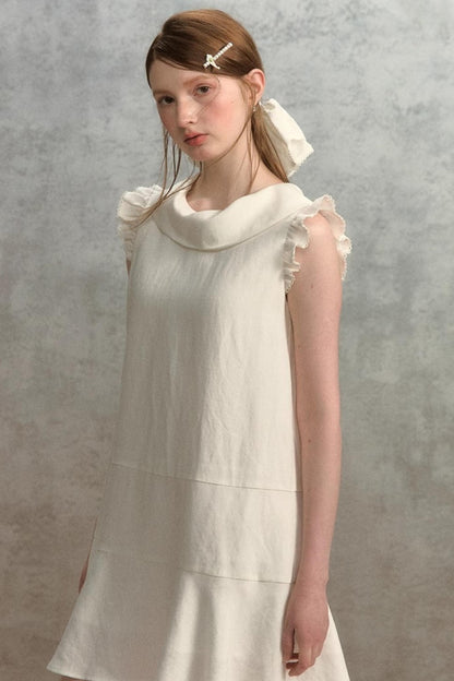 Fly Sleeves Lace Dress