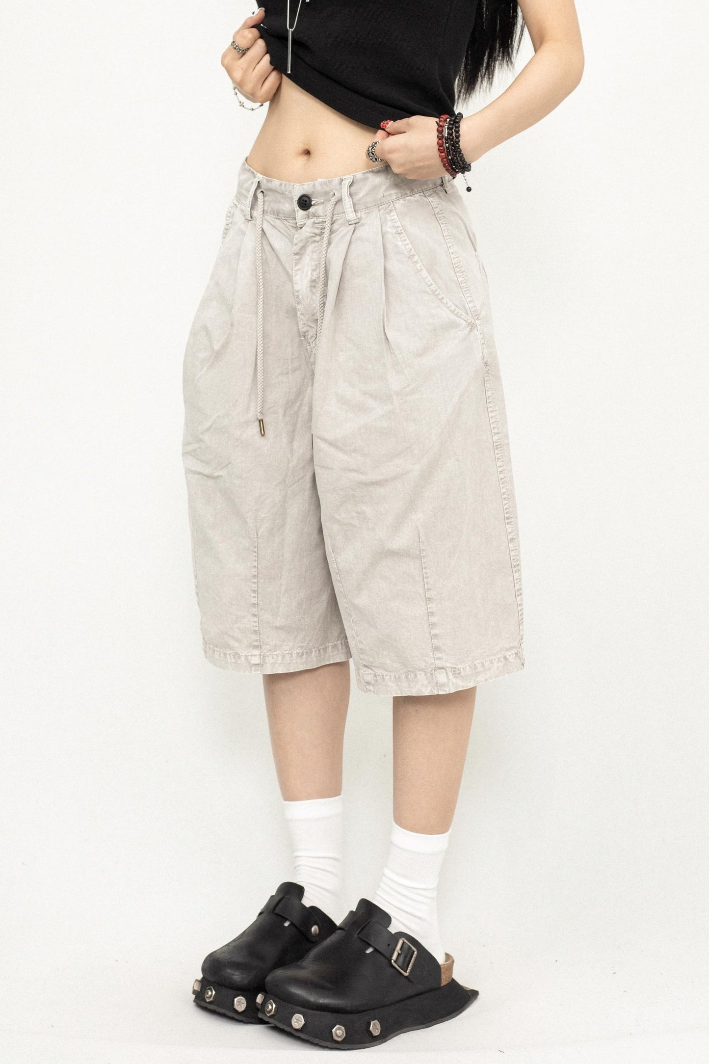 Relax Wide-Leg Shorts