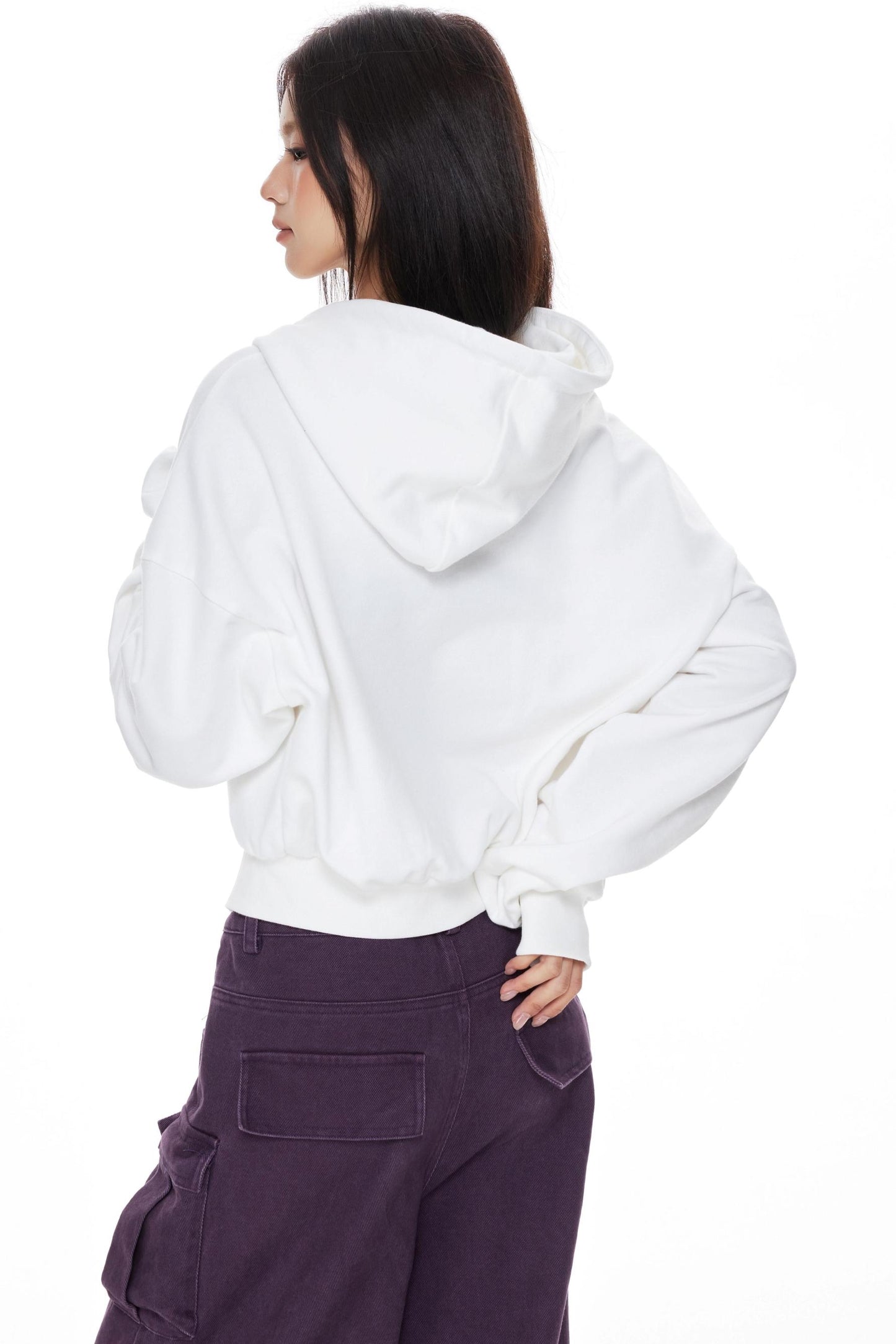 Vintage Red Hooded Sweatshirt