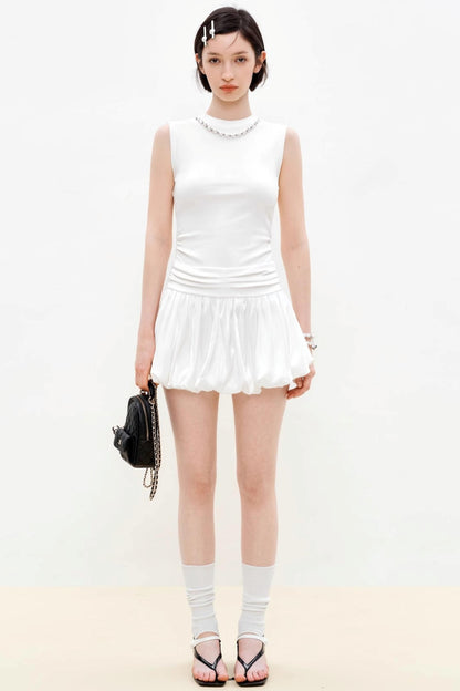 Summer Pearl White Dress