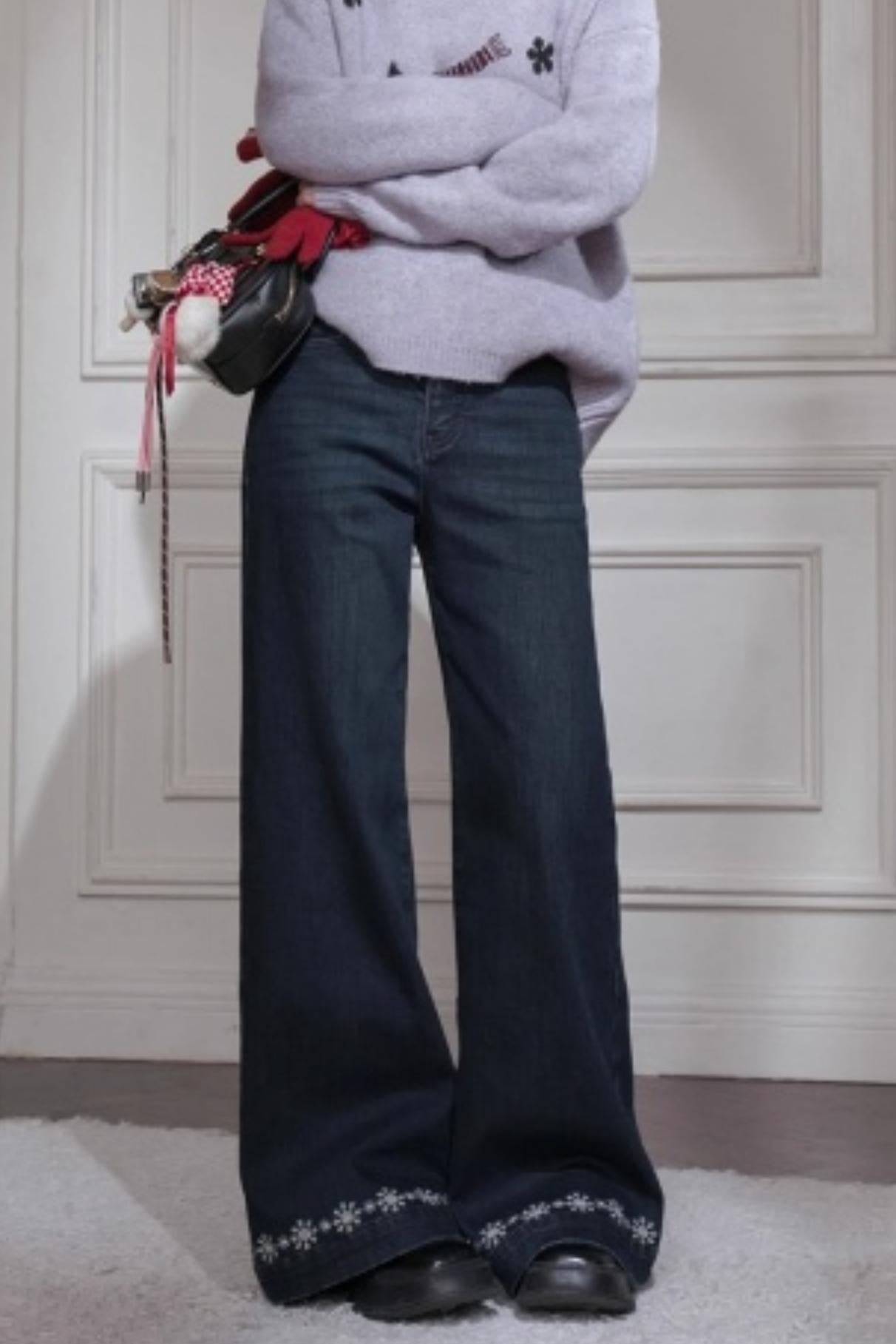 Midnight Blue Stretch Pants