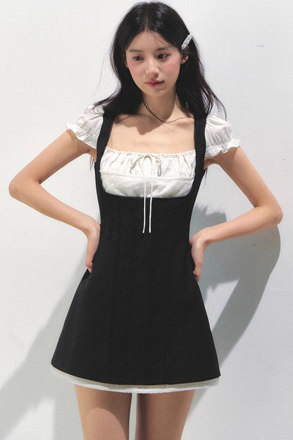 Square Neck Colorblock Dress