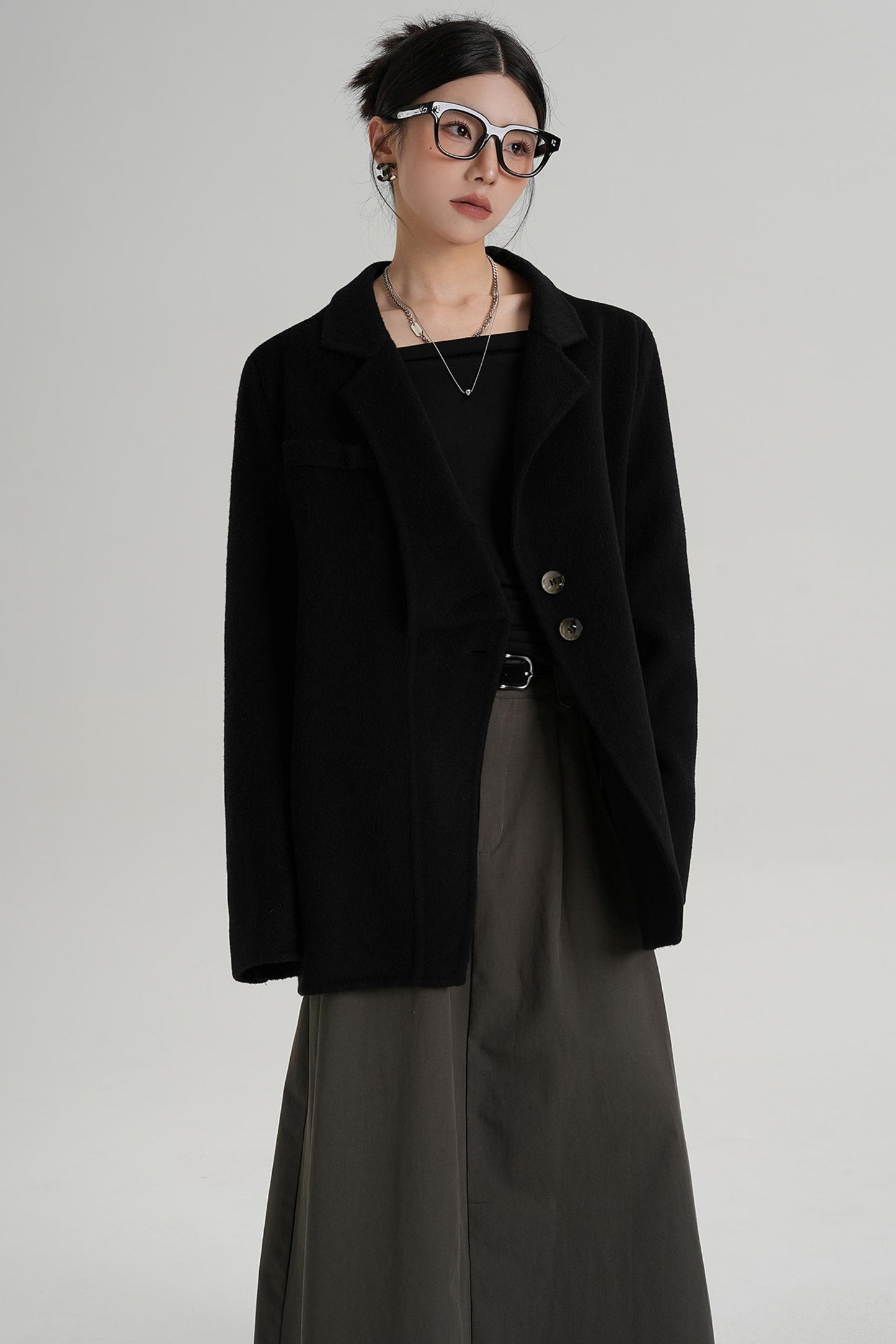 Black Woolen Jacket