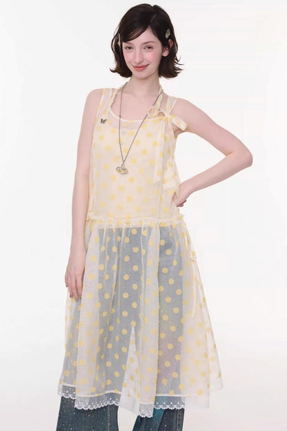 Sweet Wave Polka Dot Dress