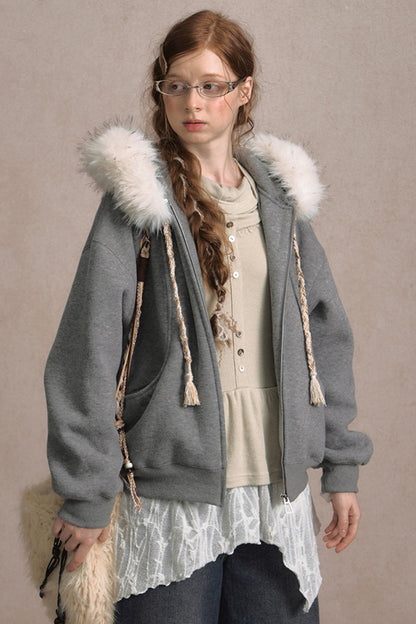 Fake Two Piece Wind Lace Knitted Top