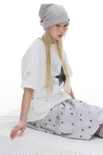 Star Patch Embroidered T-Shirt