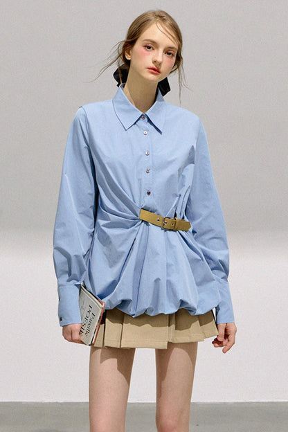 College Sweetheart Fluffy Shirt