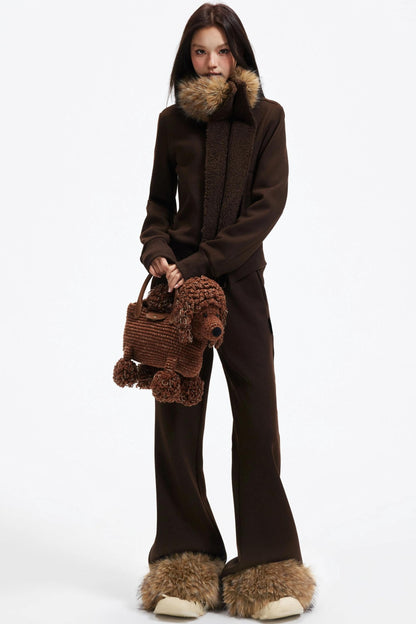 Autumn Fleece-Lined Jacket Set-Up