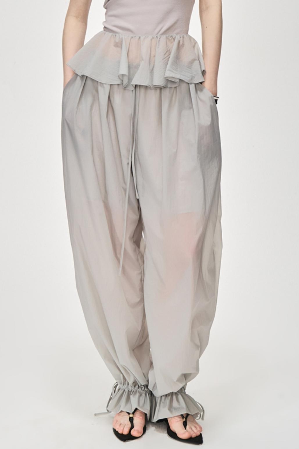 Luxury Glossy Drawstring Pants