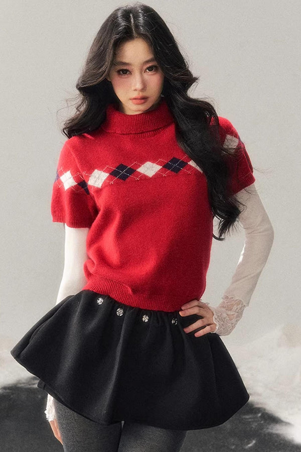 Snowy Scene Knit Sweater