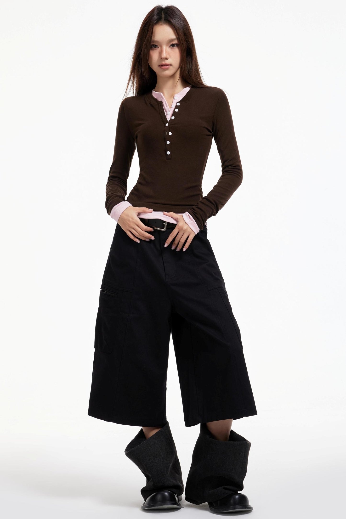 Black Wide-Leg Pants