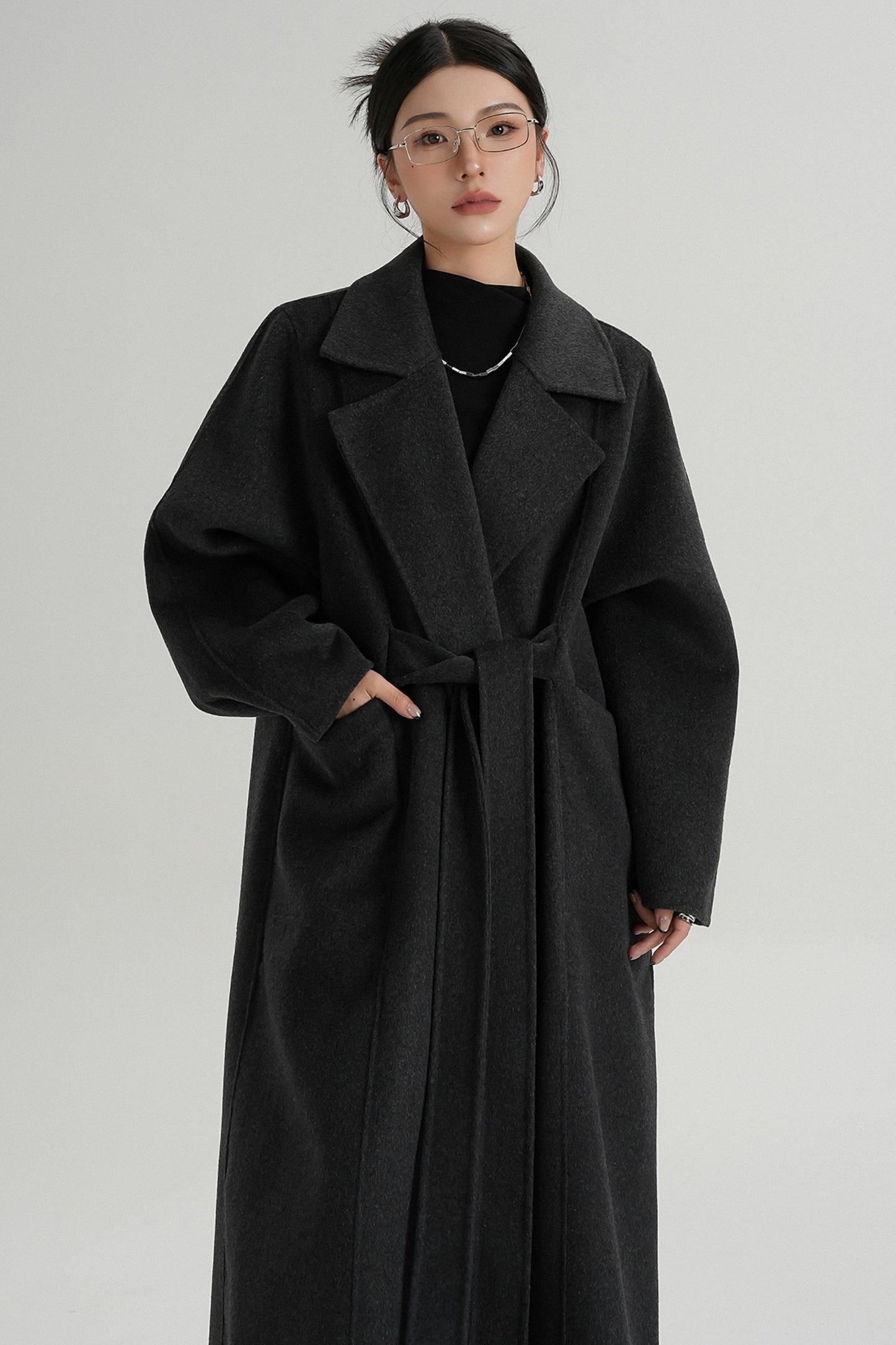 Temperament Wool Reversible Coat