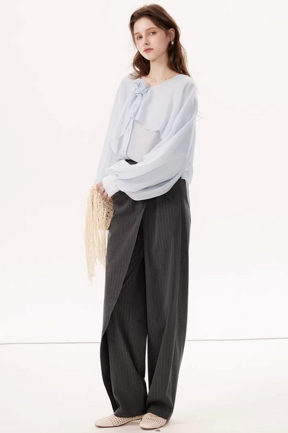 Irregular Textured Blouse