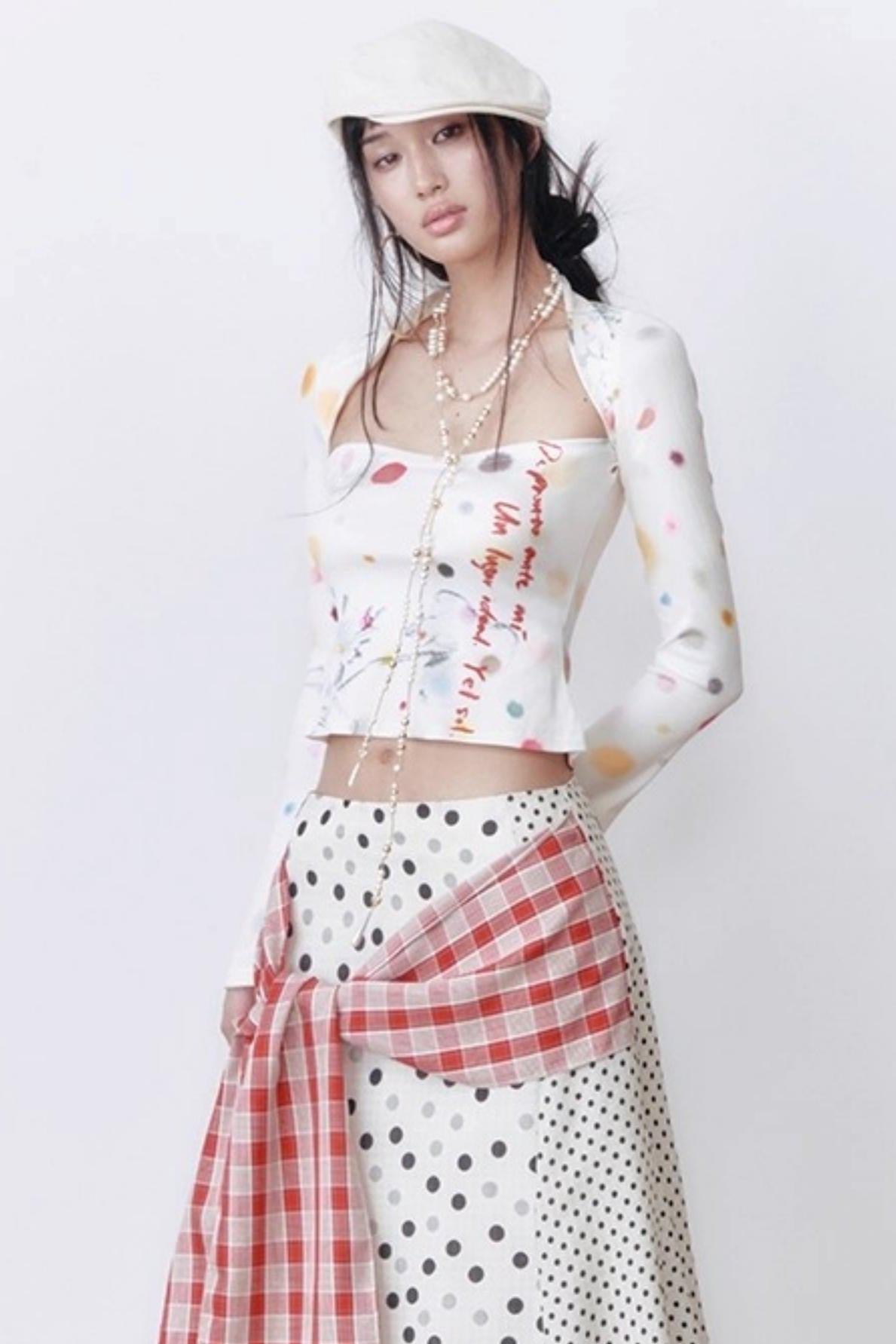 Blue Dot Long-Sleeved Shirt