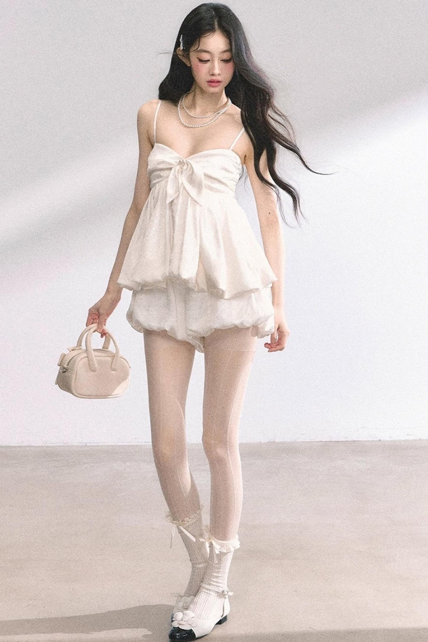 Floral Strap Two-Piece Summer Skirt Set-Up