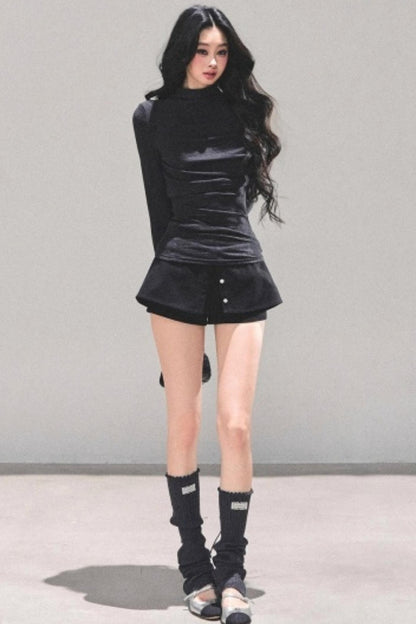 Silent Echoes Gray Top