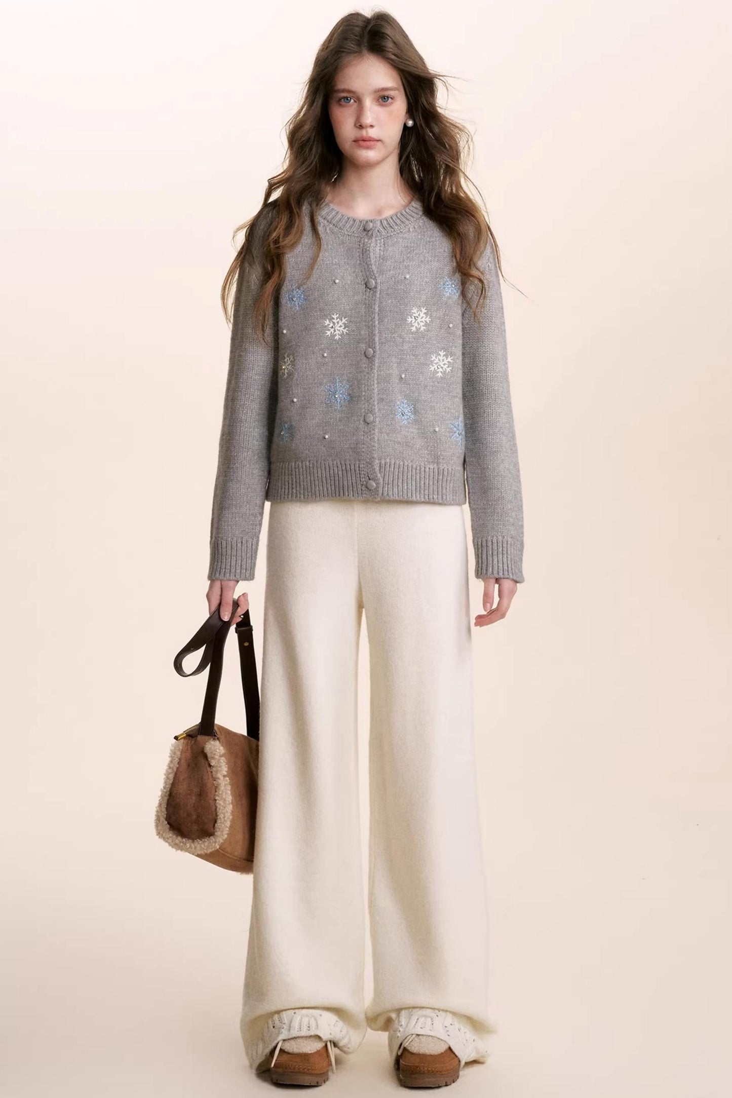 Snowflake Crochet Cardigan