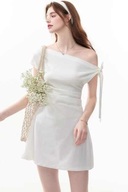 Summer White A-Line Dress