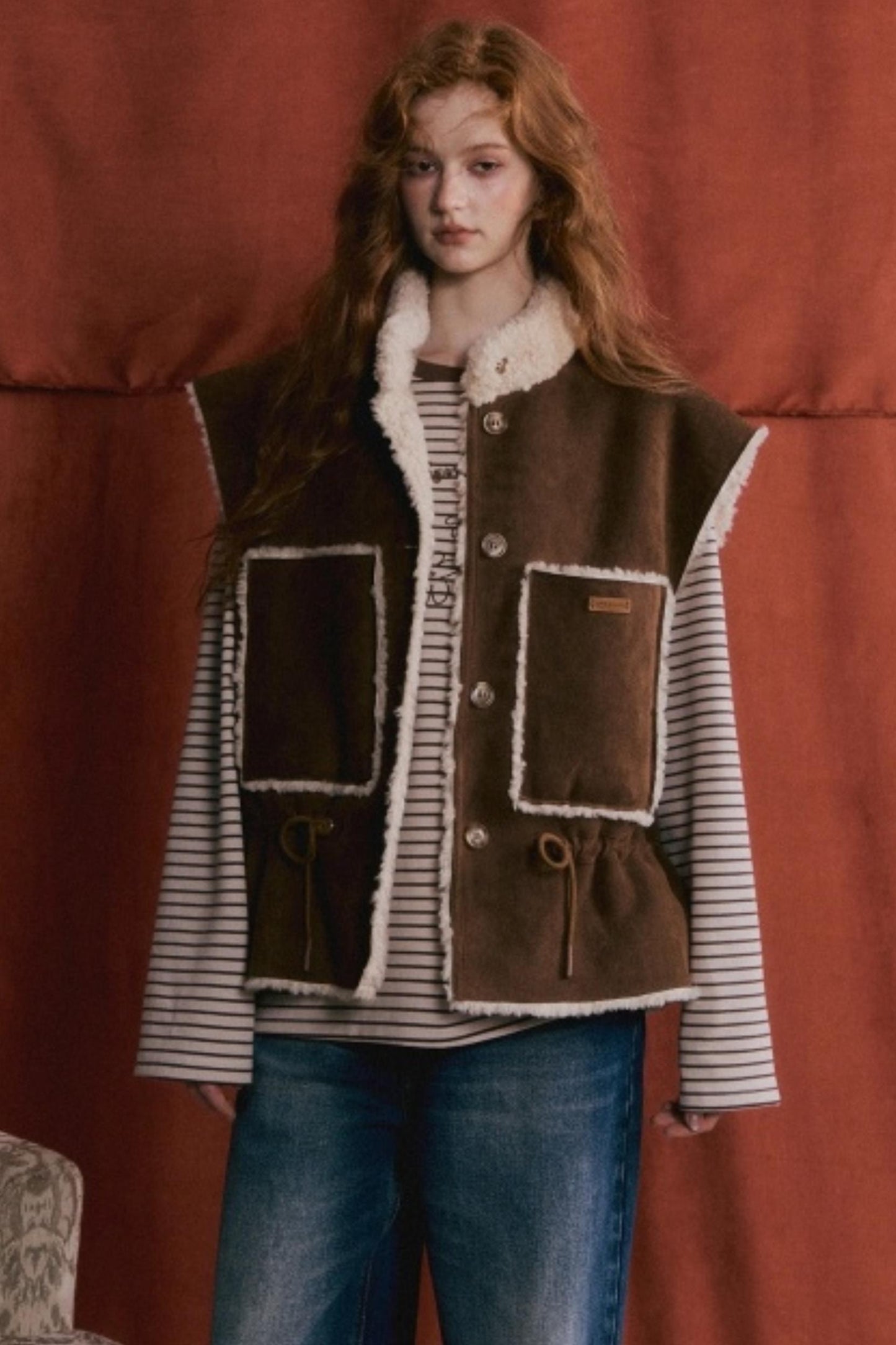 Reversible Embroidery Vest