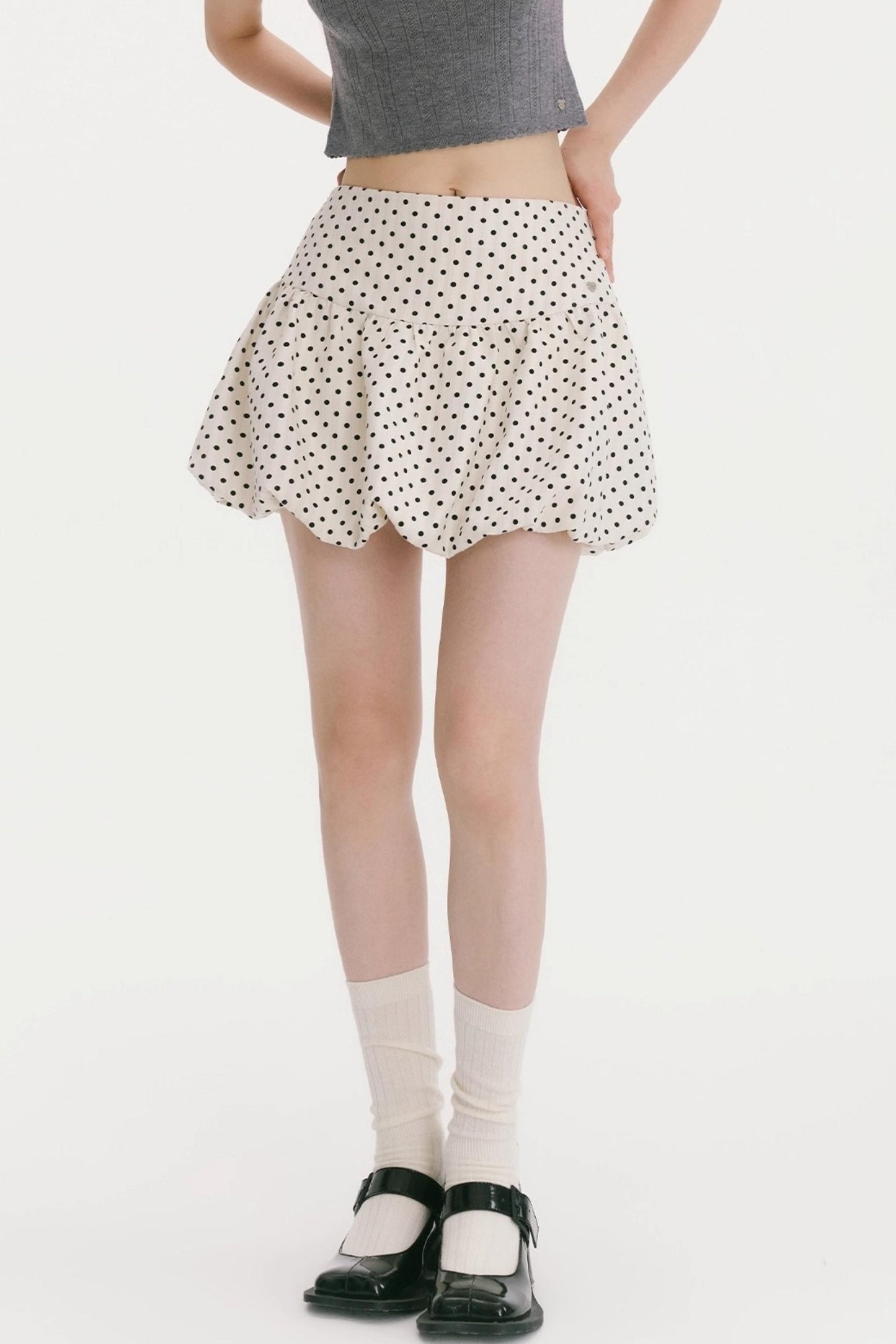 Night Lily Polka Dot Skirt