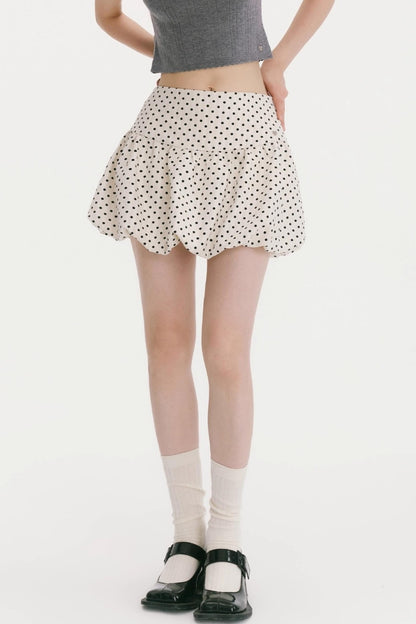 Night Lily Polka Dot Skirt