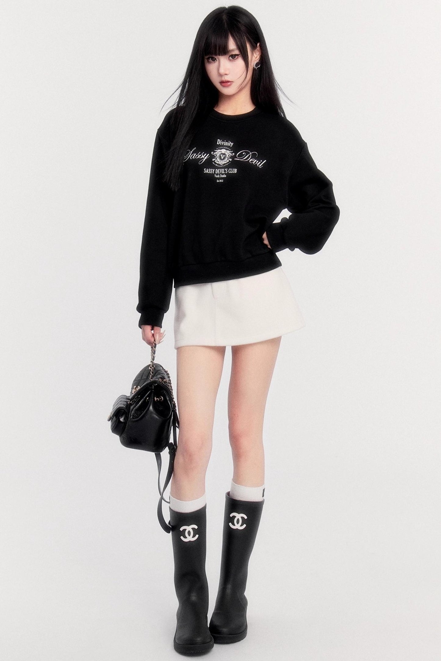 American Spice Girl Short Sweatshirt