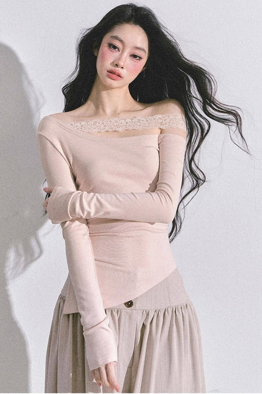 Barbaric Lace Off-the-Shoulder Top