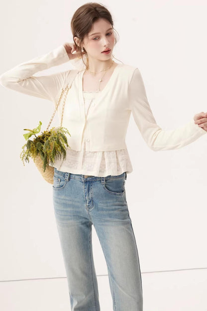 Light Blue Stretchy Denim Pants