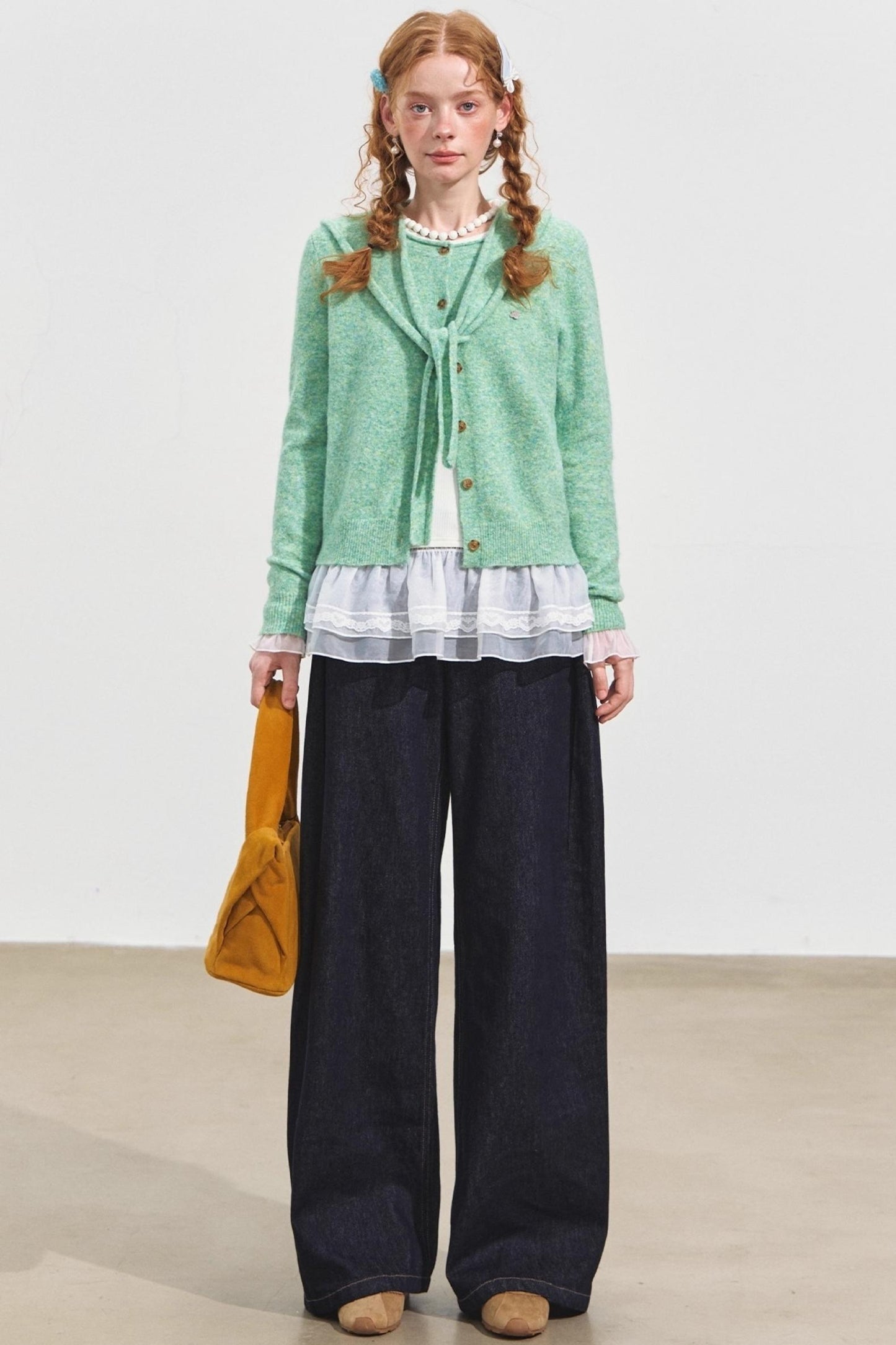 Hooded Shawl Neck Cardigan