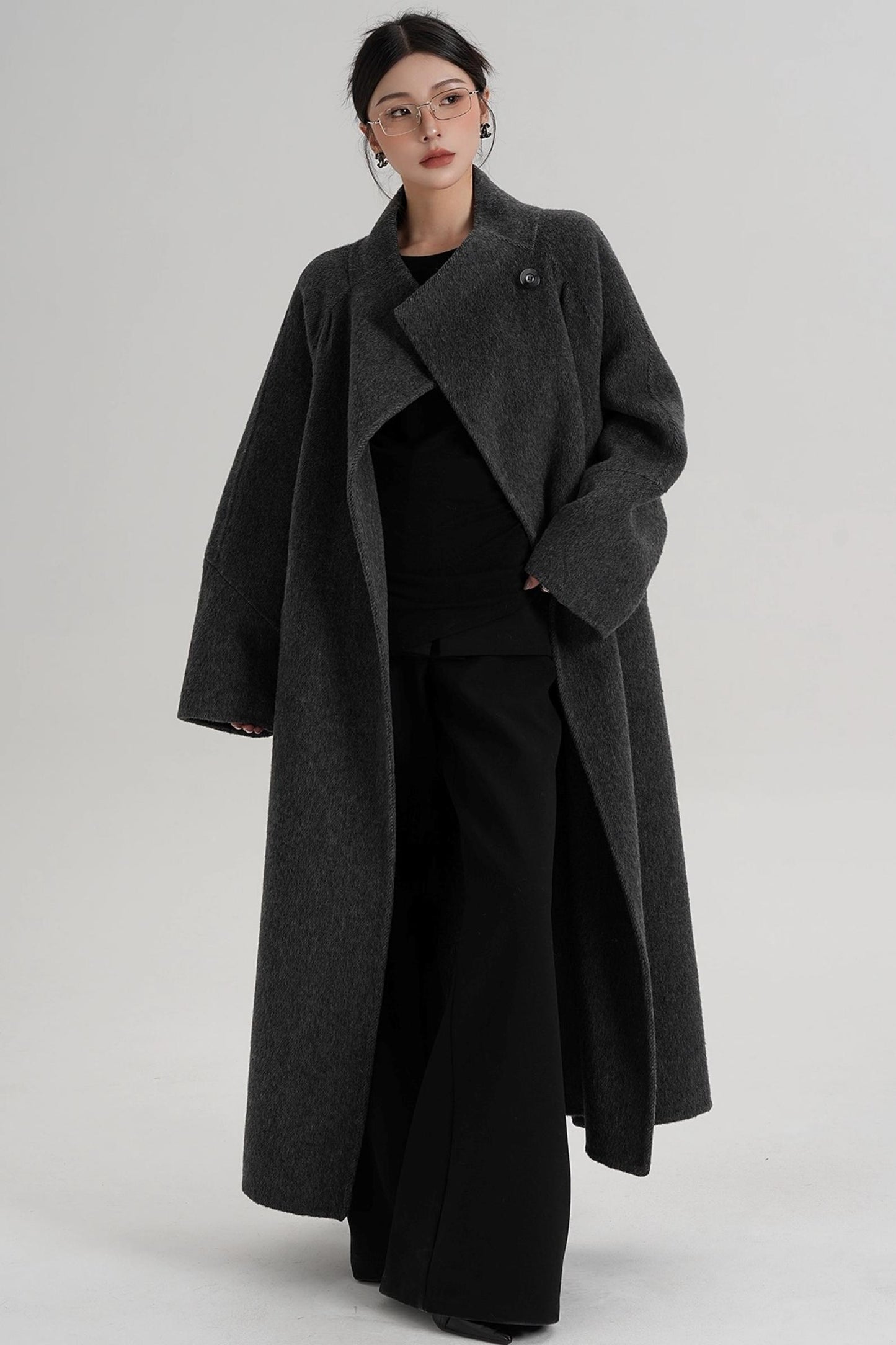 Elegant Wool Reversible Jacket