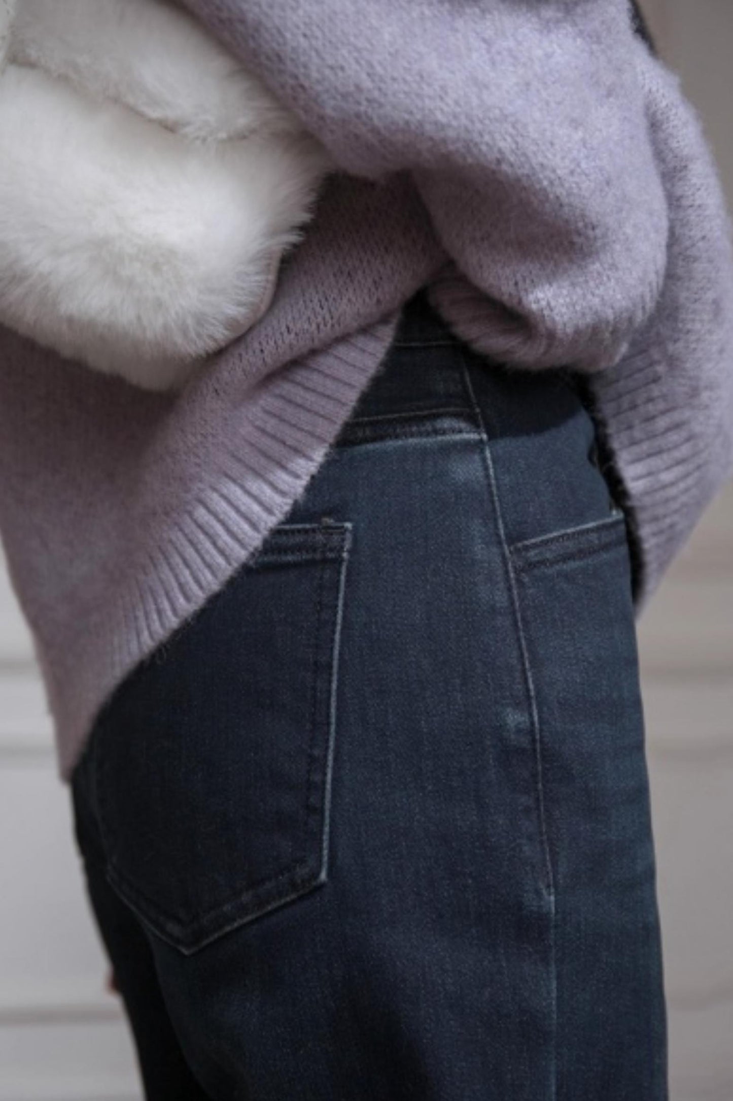 Midnight Blue Stretch Pants