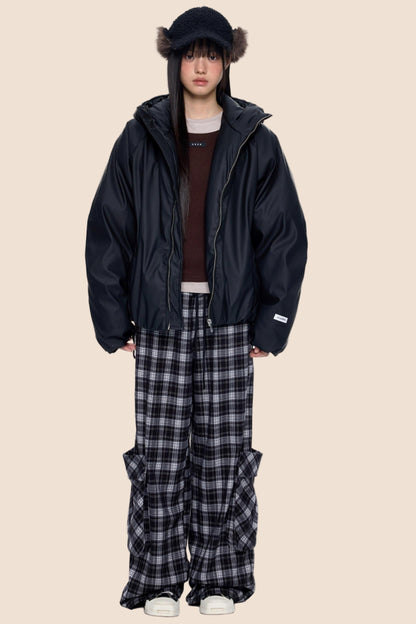 Luxury Cotton Hooded Jacket