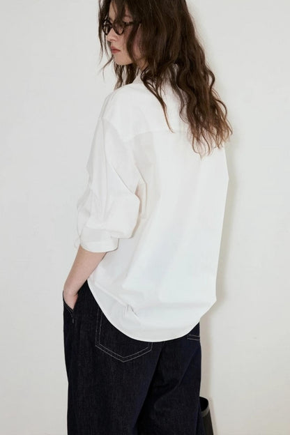 Chic V-Neck Cropped Summer Shirt