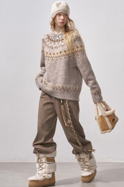 Festive Fair Isle Sweater