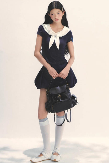 Versatile Bow Neck Tee