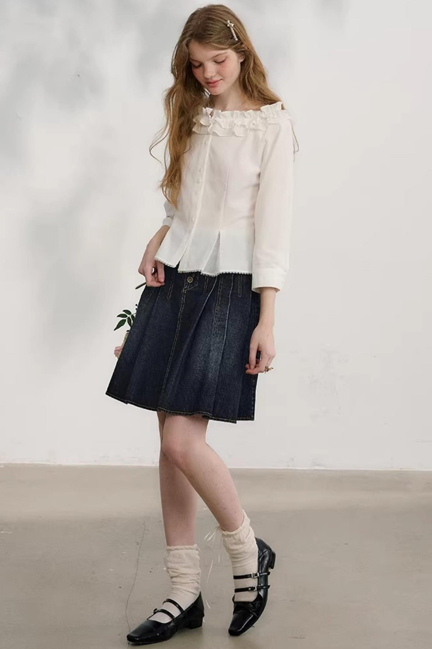 Love Thoughts White Lace Shirt