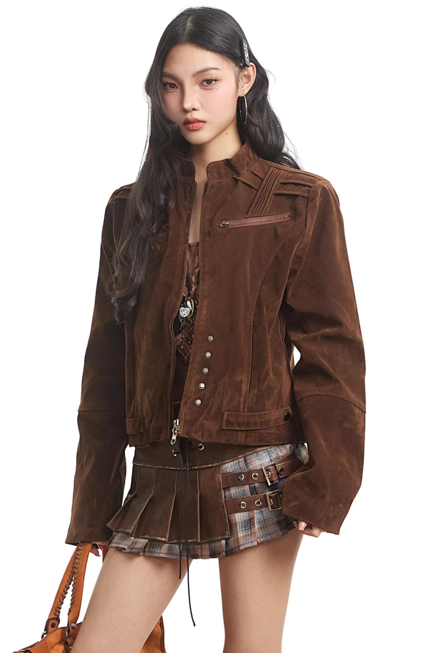 Retro Coffee Workwear Jacket