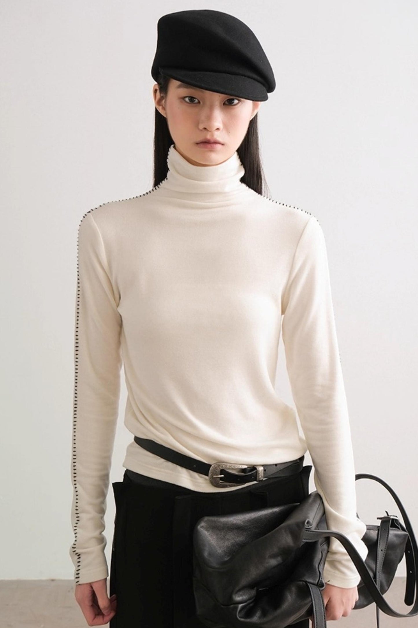 Soft Wool Newsboy Hat