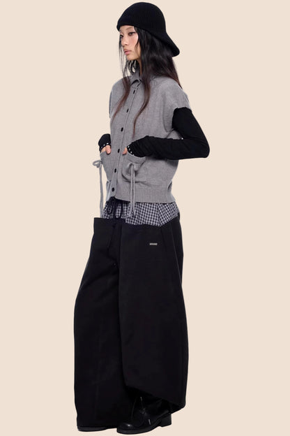 Hochintelligente Wollstrickjacke