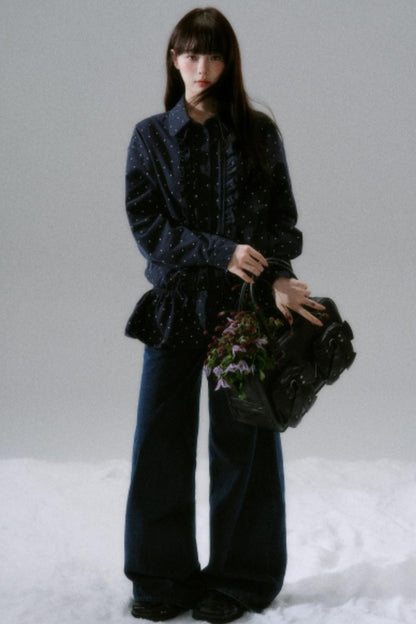 Polka Dot Twill Shirt