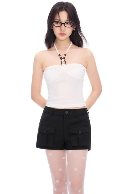 Bamboo A-Line Work Shorts