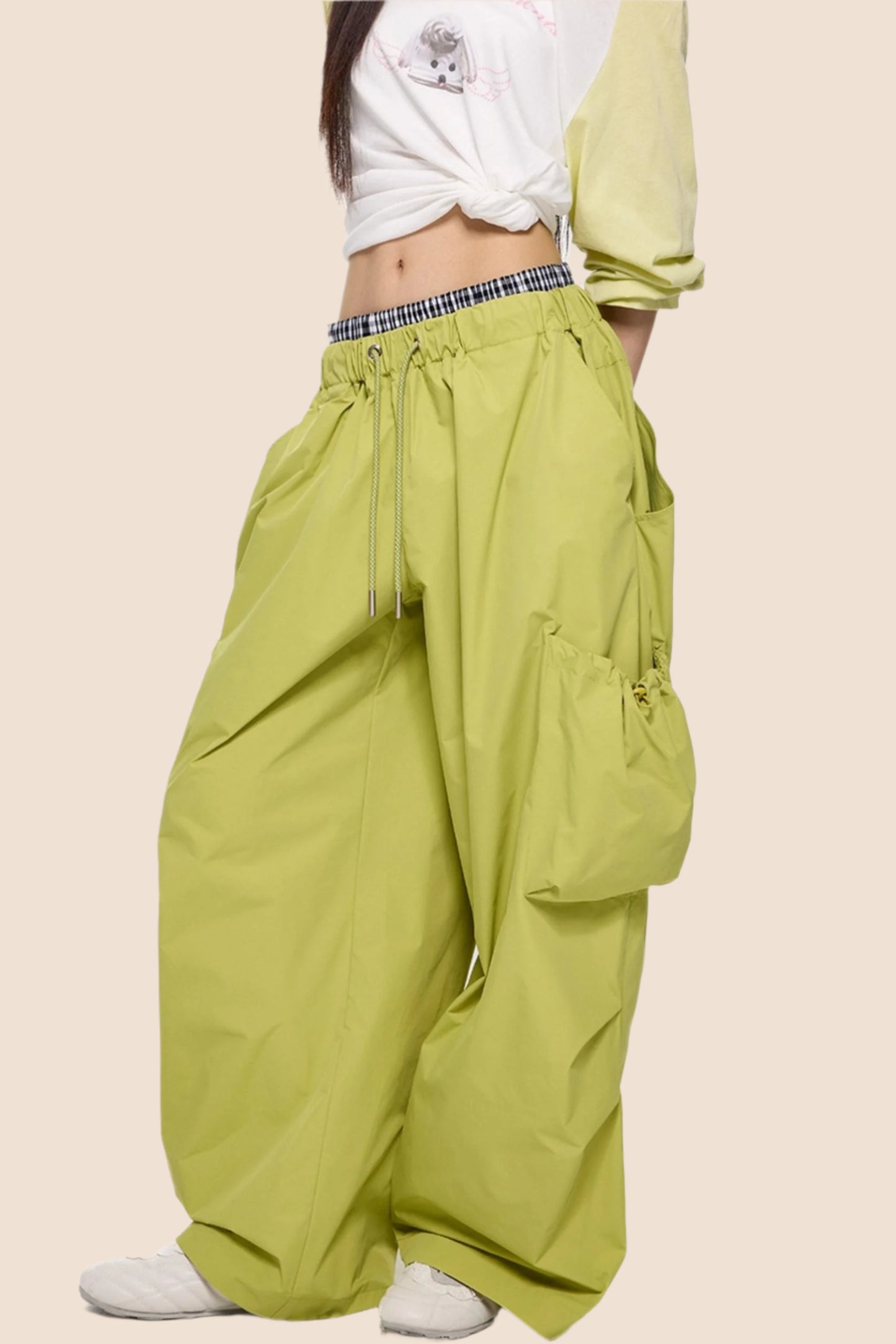 Retro Wide-Leg Pants