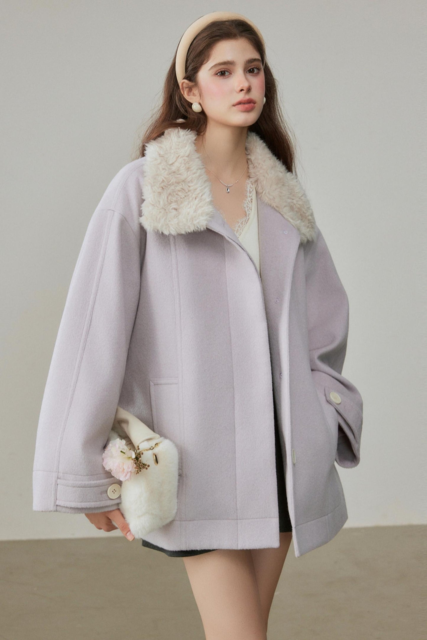 Winter Silhouette Woolen Coat